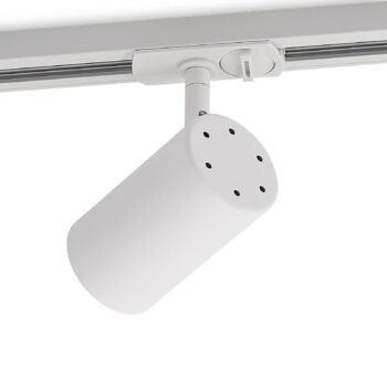 Lindby Linaro reflektor, GU10, Ø 6 cm, biely, 1-fázový