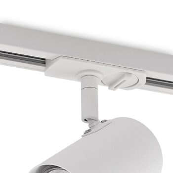 Lindby Linaro reflektor, GU10, Ø 6 cm, biely, 1-fázový