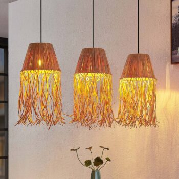 Lindby Liridona papierová závesná lampa, 3-pl.