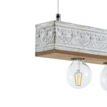 Lindby Mella závesná lampa s ornamentom, 5-pl.