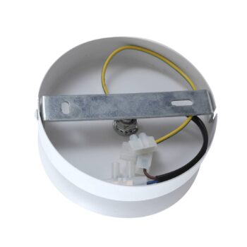 Lindby Meriala stropná lampa biela, sklo Ø 25 cm