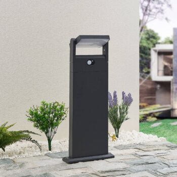 Lindby Novalie LED solárne cestné svetlo