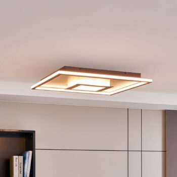 Lindby Pekela LED stropné svietidlo, hranaté, 60 cm