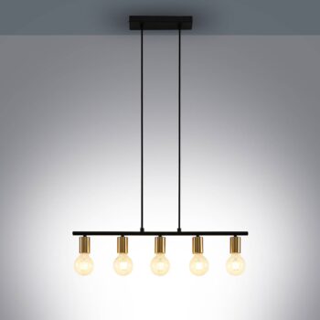 Lindby Peppina závesná lampa do jedálne, 5-pl.