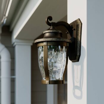 Lindby Philody vonkajšia nástenná lampa, 29 cm
