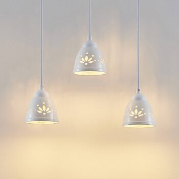 Lindby Pimana závesná lampa, 3-plameňová
