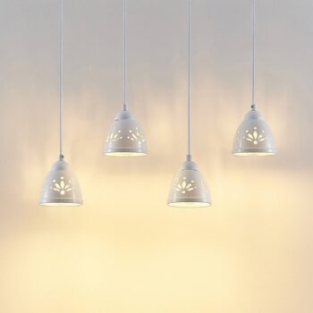 Lindby Pimana závesná lampa, 4-plameňová