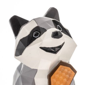 Lindby Racoon LED dekoratívna solárna lampa, postava, mýval