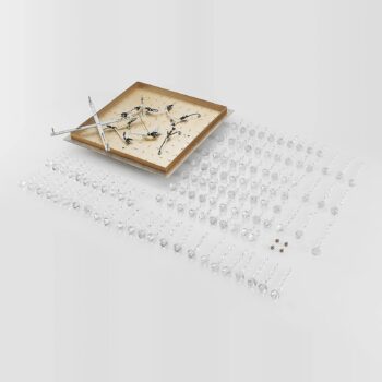 Lindby Rimedia stropné svietidlo, zlaté, 55 cm