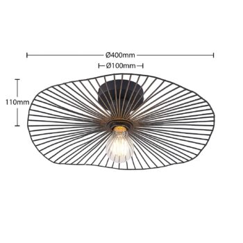 Lindby Ruota stropná lampa z kovu