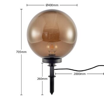 Lindby Samini dekoratívna guľa Ø 40 cm