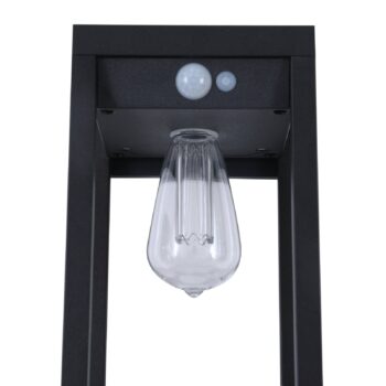 Lindby Smart LED solárne nástenné svietidlo Enea, senzor, CCT, RGB, Tuya