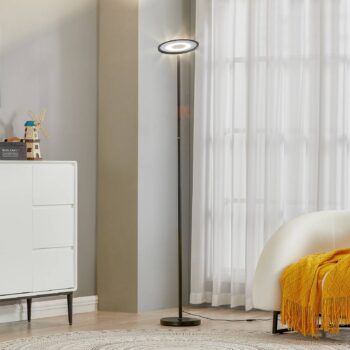 Lindby Smart LED stojacia lampa Cilian, CCT, Tuya, ZigBee, Hue