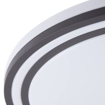 Lindby Smart LED stropné svietidlo Arvada, RGBIC, výška 7 cm, Tuya