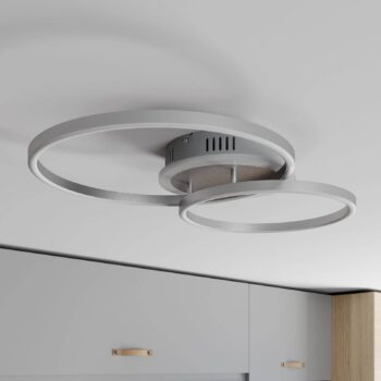 Lindby Smart LED stropné svietidlo Edica, 58 cm, Tuya, CCT