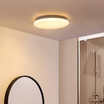 Lindby Smart LED stropné svietidlo Emeryn, 3 000 K, biela, Tuya