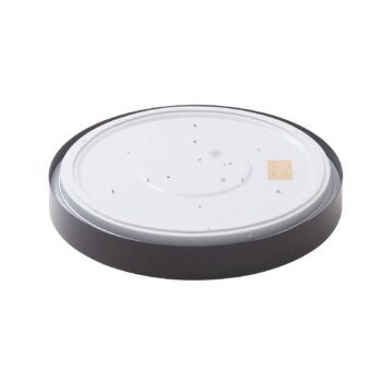 Lindby Smart LED stropné svietidlo Innes čierne 38cm RGB CCT Tuya