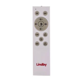 Lindby Smart LED stropné svietidlo Innes wood Ø39cm RGB CCT Tuya