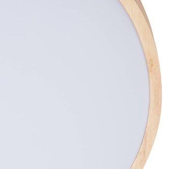 Lindby Smart LED stropné svietidlo Innes wood Ø51cm RGB CCT Tuya