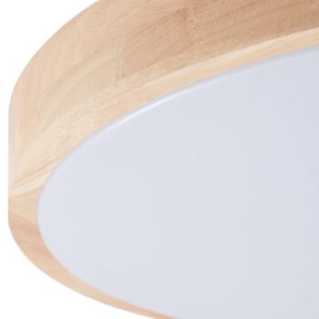 Lindby Smart LED stropné svietidlo Innes wood Ø51cm RGB CCT Tuya