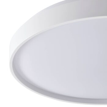 Lindby Smart LED stropné svietidlo Mirren, biele, kov, CCT, Tuya