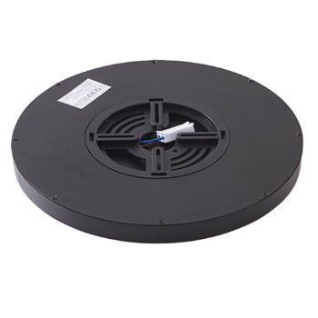 Lindby Smart LED stropné svietidlo Pravin, Ø 30 cm, CCT, čierna