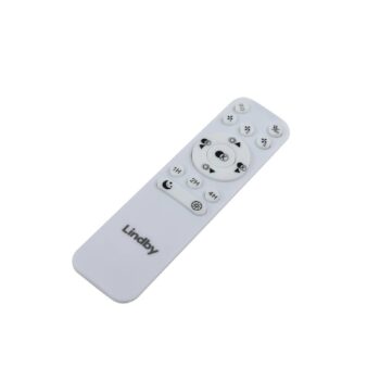 Lindby Smart LED stropný ventilátor Paavo, strieborný, tichý, Tuya