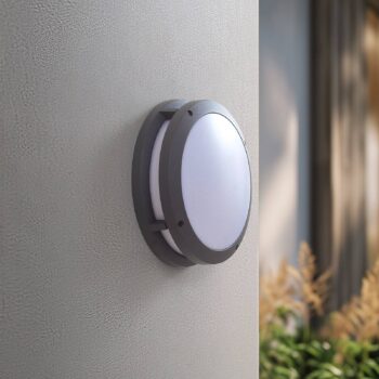 Lindby Smart LED vonkajšie nástenné svietidlo Liren CCT RGB Tuya WLAN