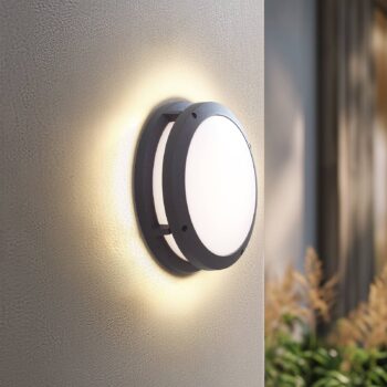 Lindby Smart LED vonkajšie nástenné svietidlo Liren CCT RGB Tuya WLAN
