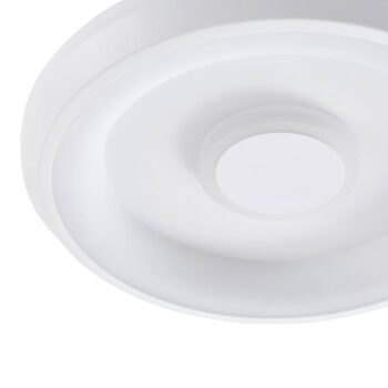 Lindby Smart Lynden LED stropné svietidlo, Ø 38 cm, biele, RGB, Tuya