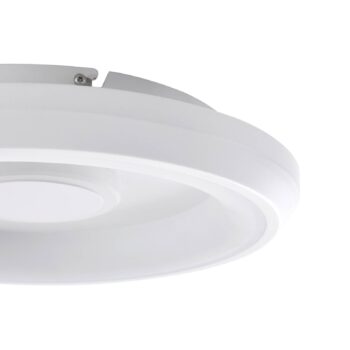 Lindby Smart Lynden LED stropné svietidlo, Ø 38 cm, biele, RGB, Tuya