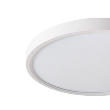 Lindby Smart stropné LED svetlo Deika, Ø 40 cm, biela, Tuya