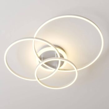 Lindby Smart stropné LED svetlo Tula, diaľkové ovládanie, Tuya CCT