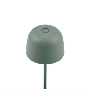Lindby Stolová LED lampa Arietty, zelená, stmievateľná, IP65