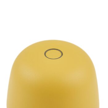 Lindby Stolová LED lampa Arietty, žltá, stmievateľná, IP65