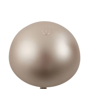 Lindby Stolová LED lampa Pippin, zlatá/travertín, výška 27 cm