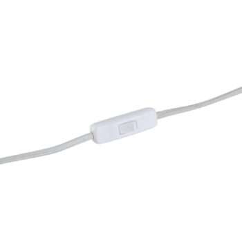 Lindby Stolová lampa Lirenda, výška 52 cm, ratan, prírodná/biela