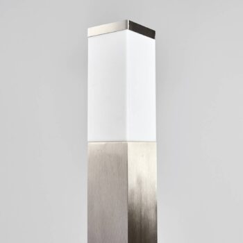 Lindby Stožiarové svietidlo Lorian, 100 cm, nerezová oceľ, IP44, E27