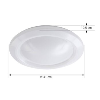 Lindby Thejesa LED stropné svietidlo, Ø 41 cm, RGBW
