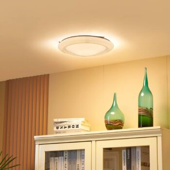 Lindby Thejesa LED stropné svietidlo, Ø 41 cm, RGBW