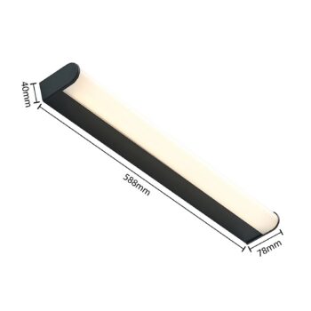Lindby Ulisan nástenné LED svetlo, okrúhle 58,8 cm