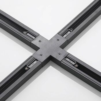 Lindby X-connector Linaro, čierny, 1-fázový systém