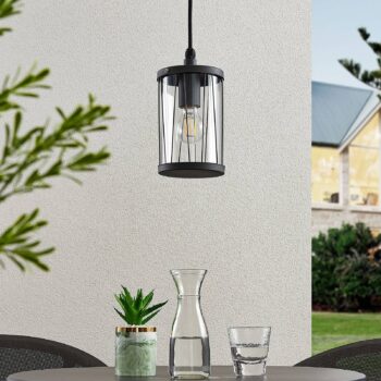 Lindby Yonan závesná lampa do exteriéru, E27