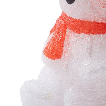Lindby Yuki LED dekoratívna figúrka, plast, medveď