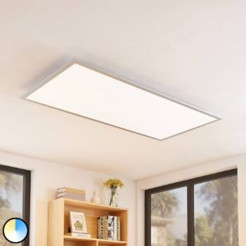 Lindby Zento LED panel CCT, diaľkové, stmievateľný