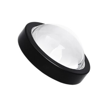 Lindby reflektor Jyla, čierny, 4 200 K, Ø 13 cm, šošovka, hliník