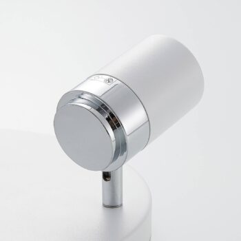 Lindby reflektor Kardo, roundel, 3-svetelný, biely, kov, IP44