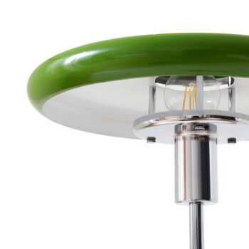 Lindby stojaca lampa Branford, retro, zelená, kov/mramor