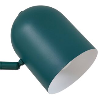 Lindby stojaca lampa Isara, zelená, 165 cm, 2-pl., kov, E27