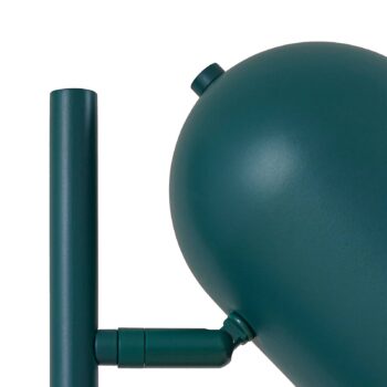 Lindby stojaca lampa Isara, zelená, 165 cm, 2-pl., kov, E27